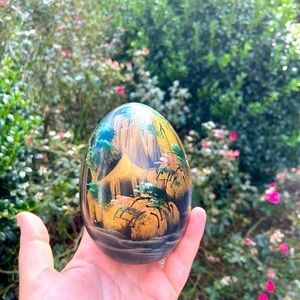 Vintage japanese painted egg